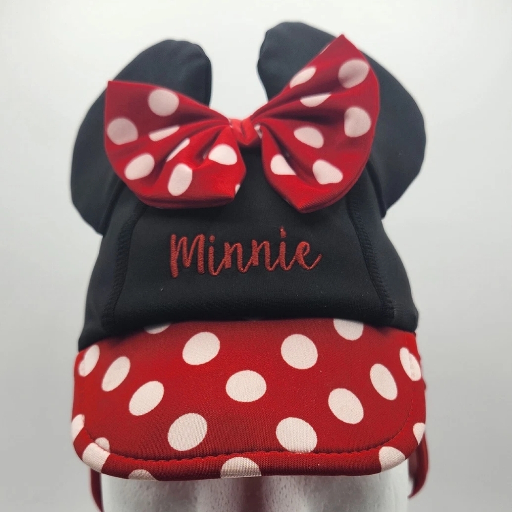 DISNEY MINNIE MOUSE Polka Dot Kids Sun Visor Cap NWOT